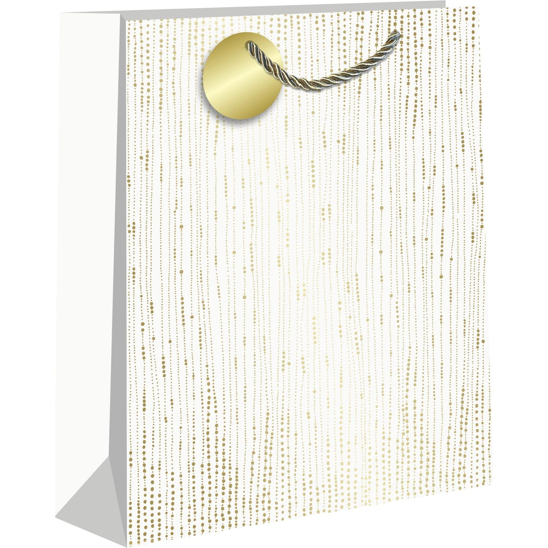 Medium Gift Bags - Gold Dots